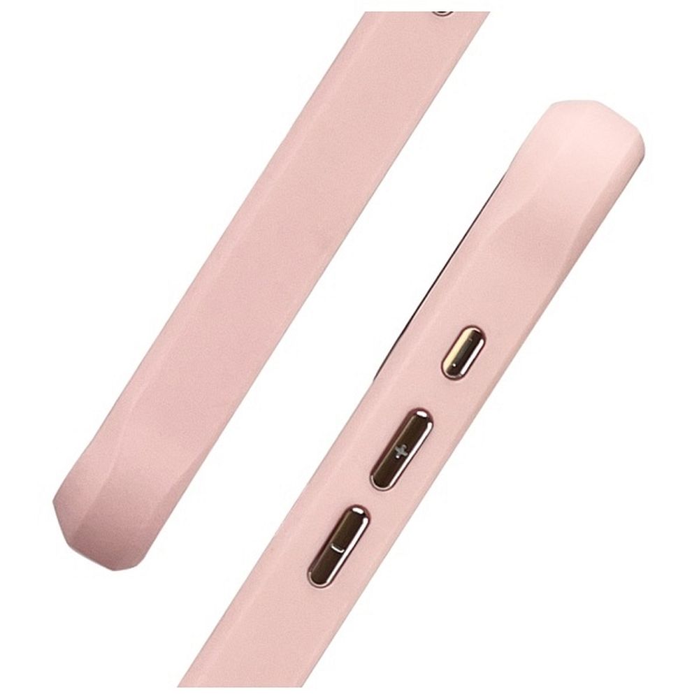 Etui nakładka z osłoną aparatu silikonowe z nadrukiem różowy Apple iPhone 16 Pro Max / 6 Etui nakładka z osłoną aparatu silikonowe z nadrukiem różowy Apple iPhone 16 Pro Max / 6