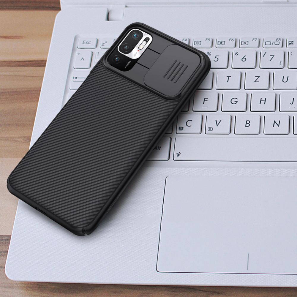 etui Nillkin Camshield czarne Xiaomi Redmi Note 10 5G / 6