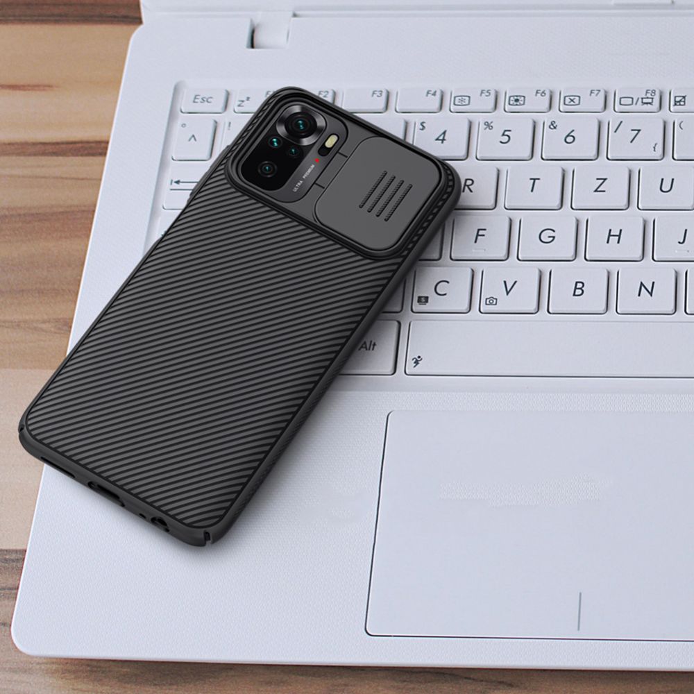 etui Nillkin Camshield czarne Xiaomi Redmi Note 10 / 8