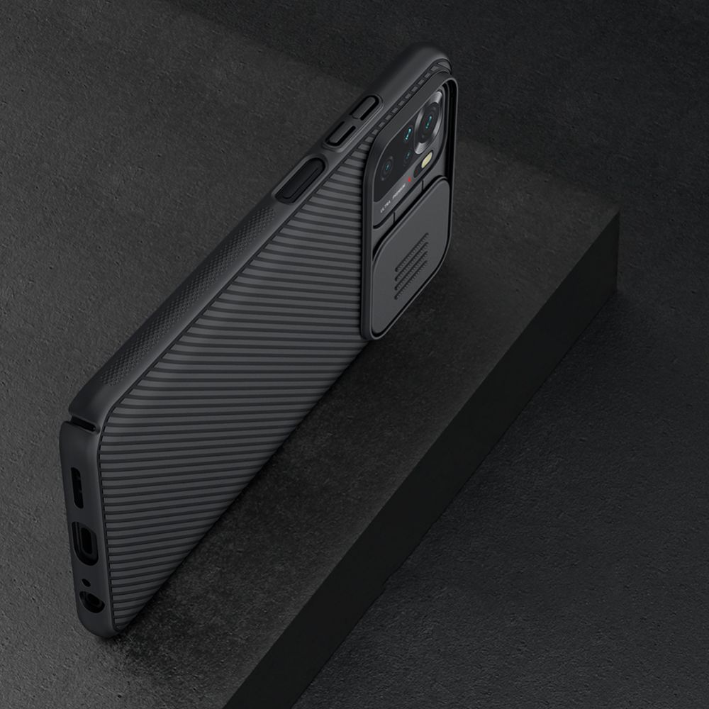 etui Nillkin Camshield czarne Xiaomi Redmi Note 10S / 6