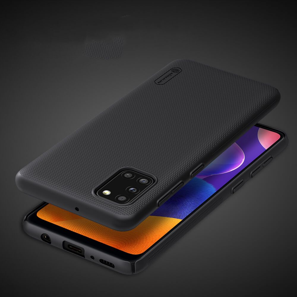 etui Nillkin Frosted Shield Czarne Samsung A31 / 5