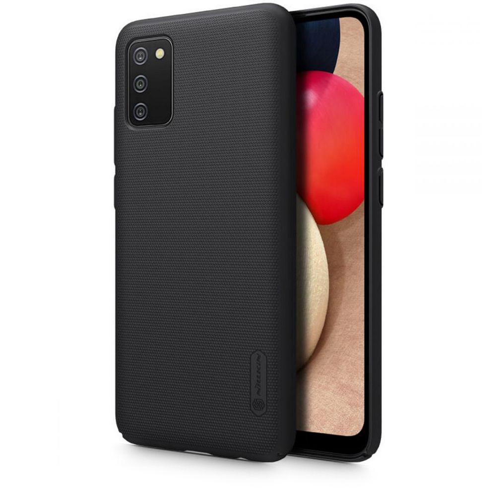 etui Nillkin Frosted Shield czarne Samsung A02S