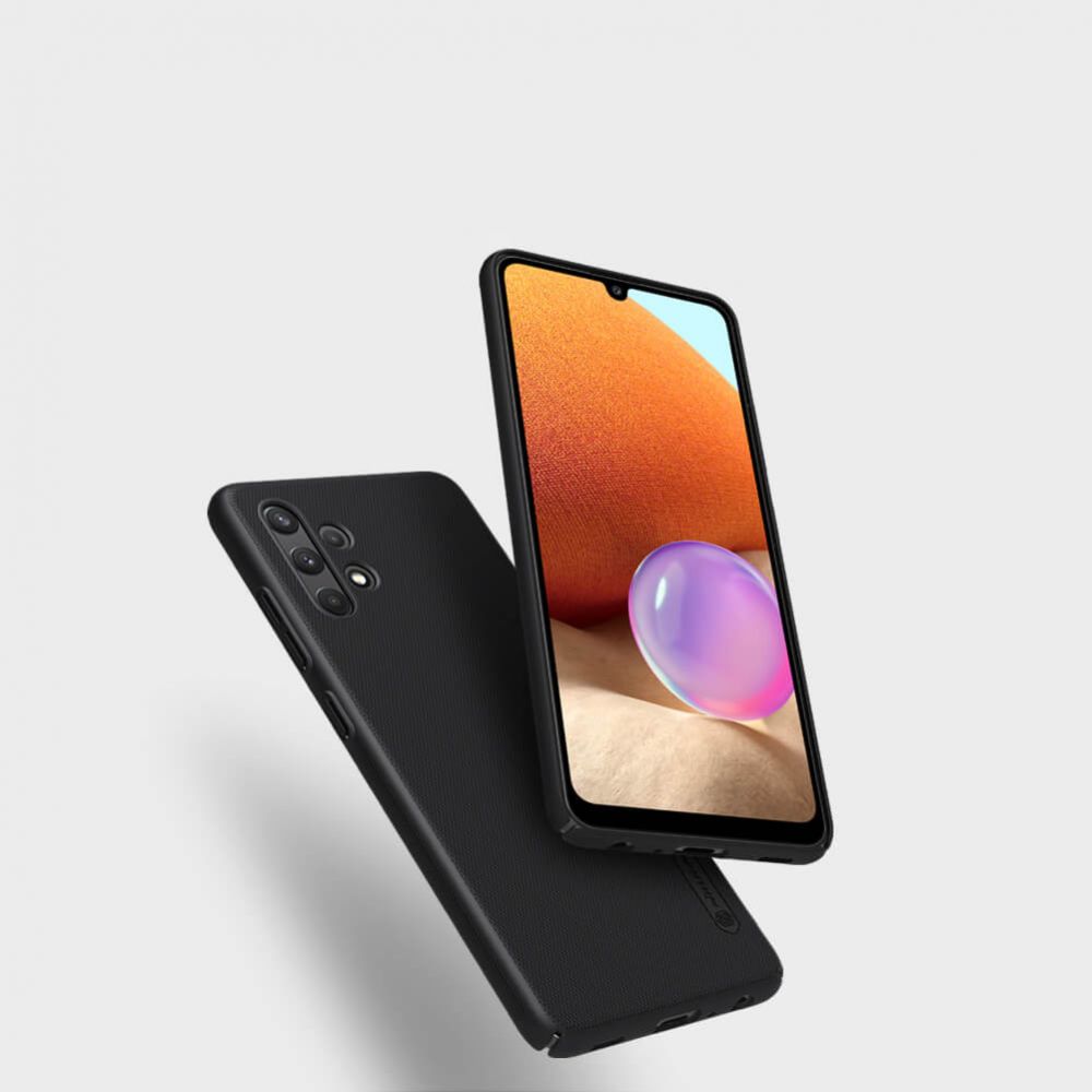 etui Nillkin Frosted Shield czarne Samsung A32 / 2