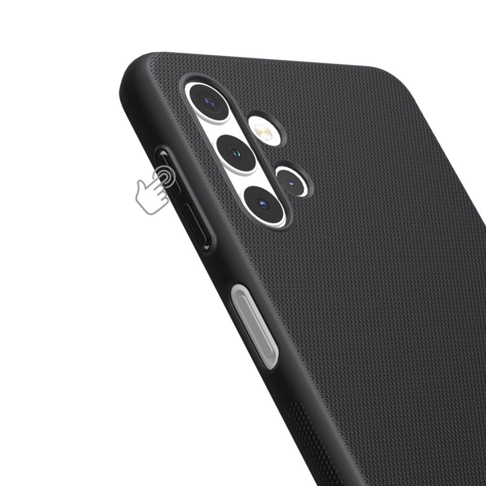 etui Nillkin Frosted Shield czarne Samsung A32 5G / 9