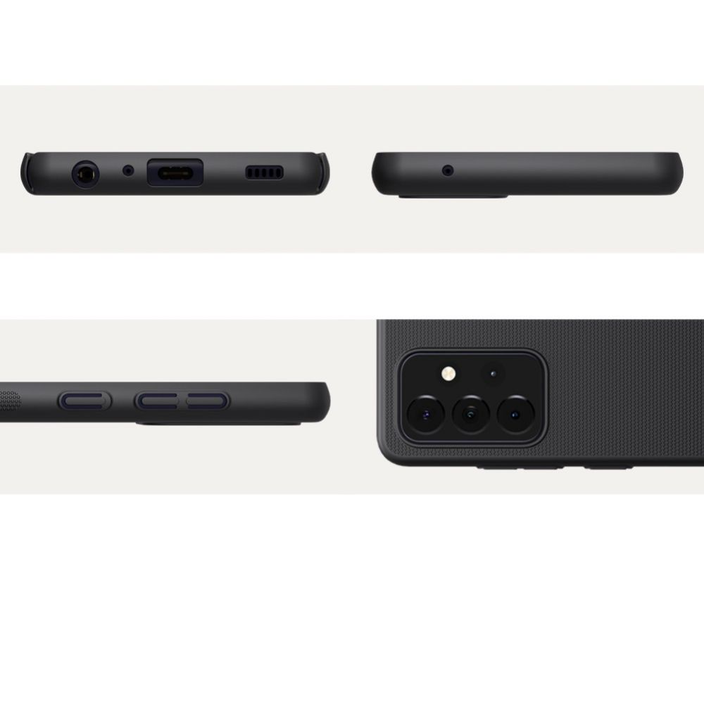 etui Nillkin Frosted Shield czarne Samsung A72 / 4