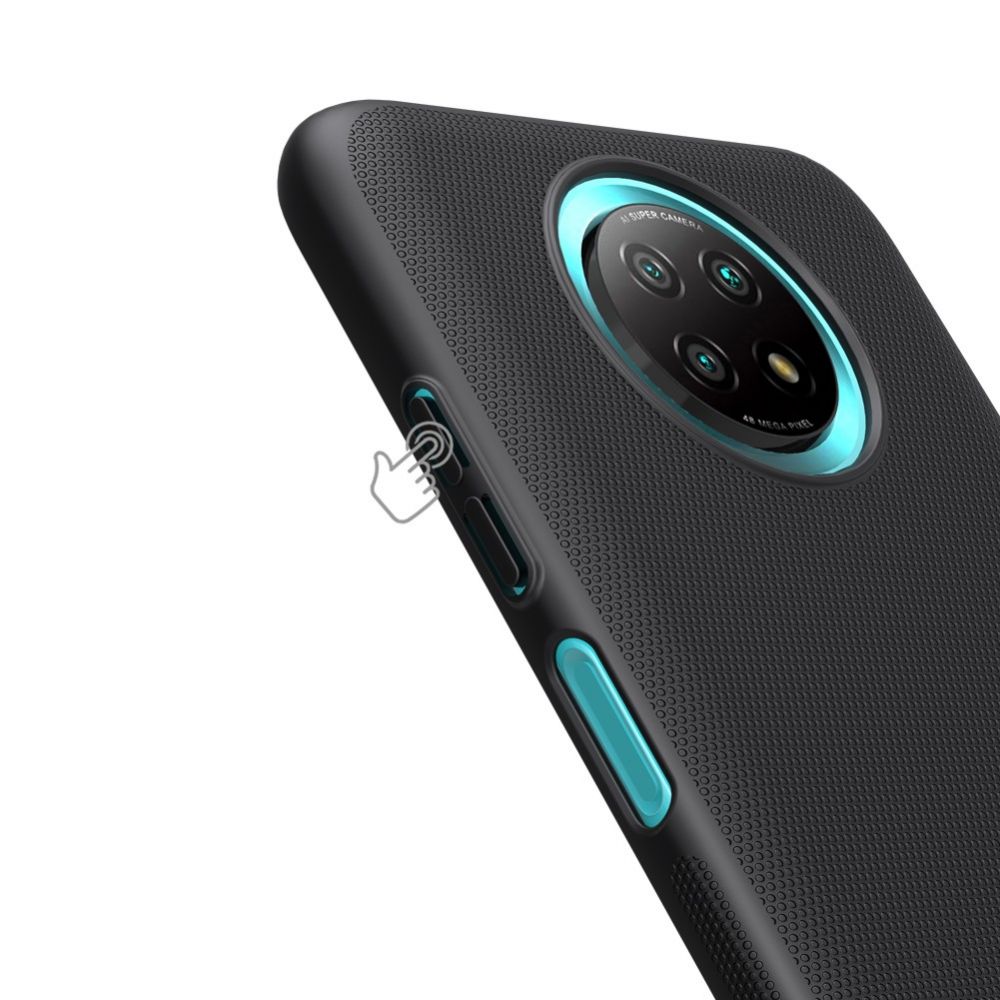 etui Nillkin Frosted Shield czarne Xiaomi Redmi Note 9T 5G / 8
