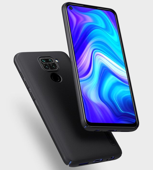 etui Nillkin Frosted Shield Niebieskie Xiaomi Redmi Note 9 / 2