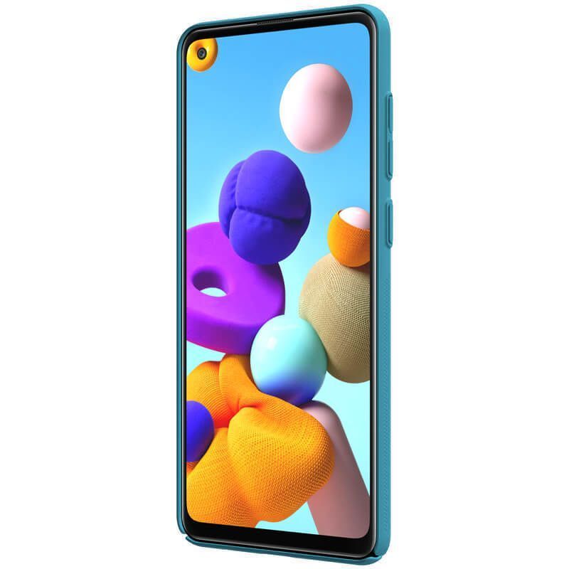 etui Nillkin Frosted Shield Niebieskie Samsung Galaxy M21 / 4