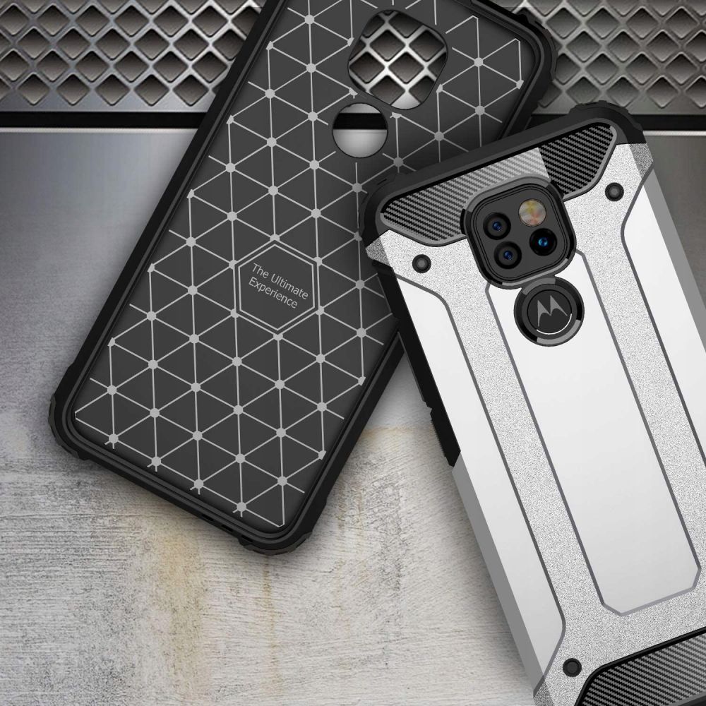 etui pancerne Armor Case Czarne Motorola Moto E7 Plus / 7