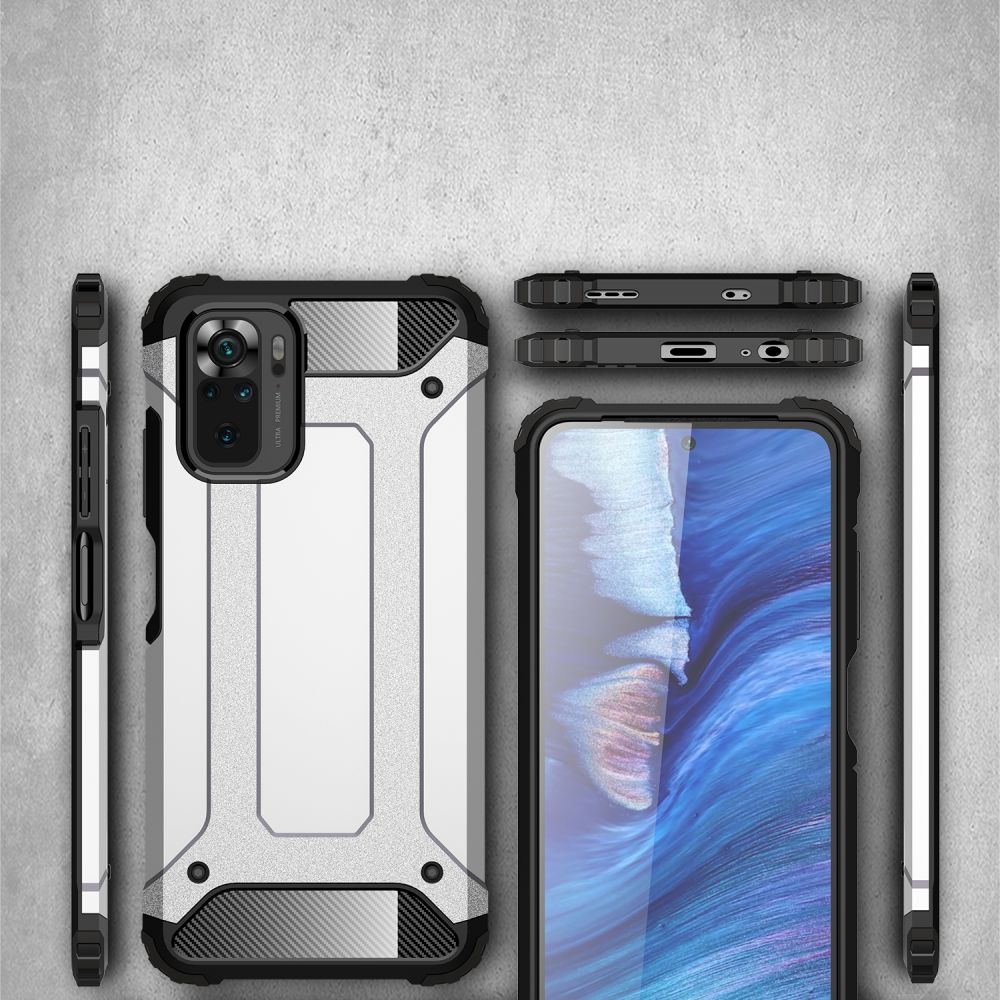 etui pancerne Armor Case czarne Xiaomi Redmi Note 10 / 3