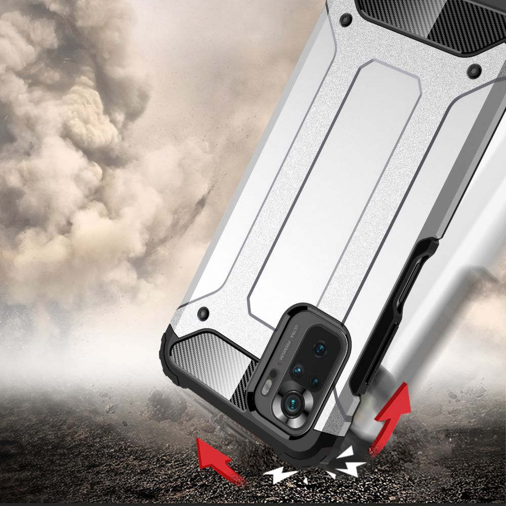 etui pancerne Armor Case czarne Xiaomi Redmi Note 10 / 5