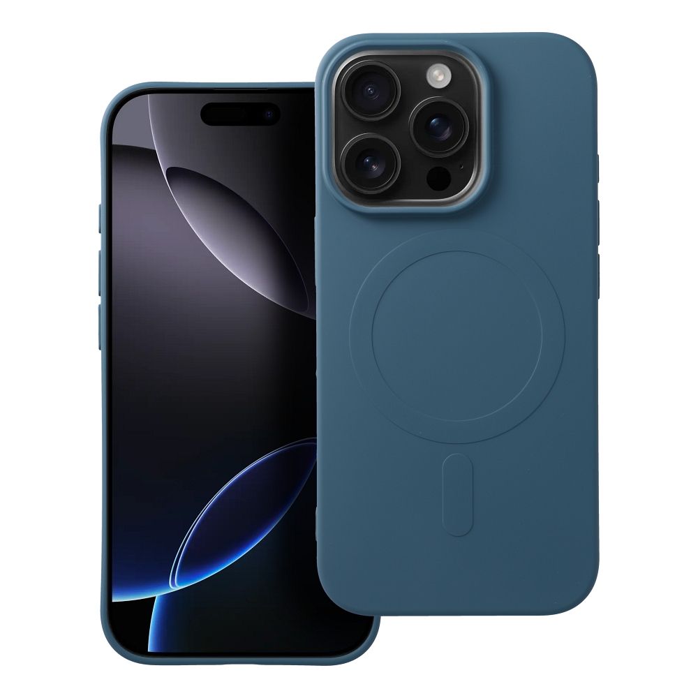 Etui pancerne na ty� MagSafe silikonowe niebieski Apple iPhone 16 Pro
