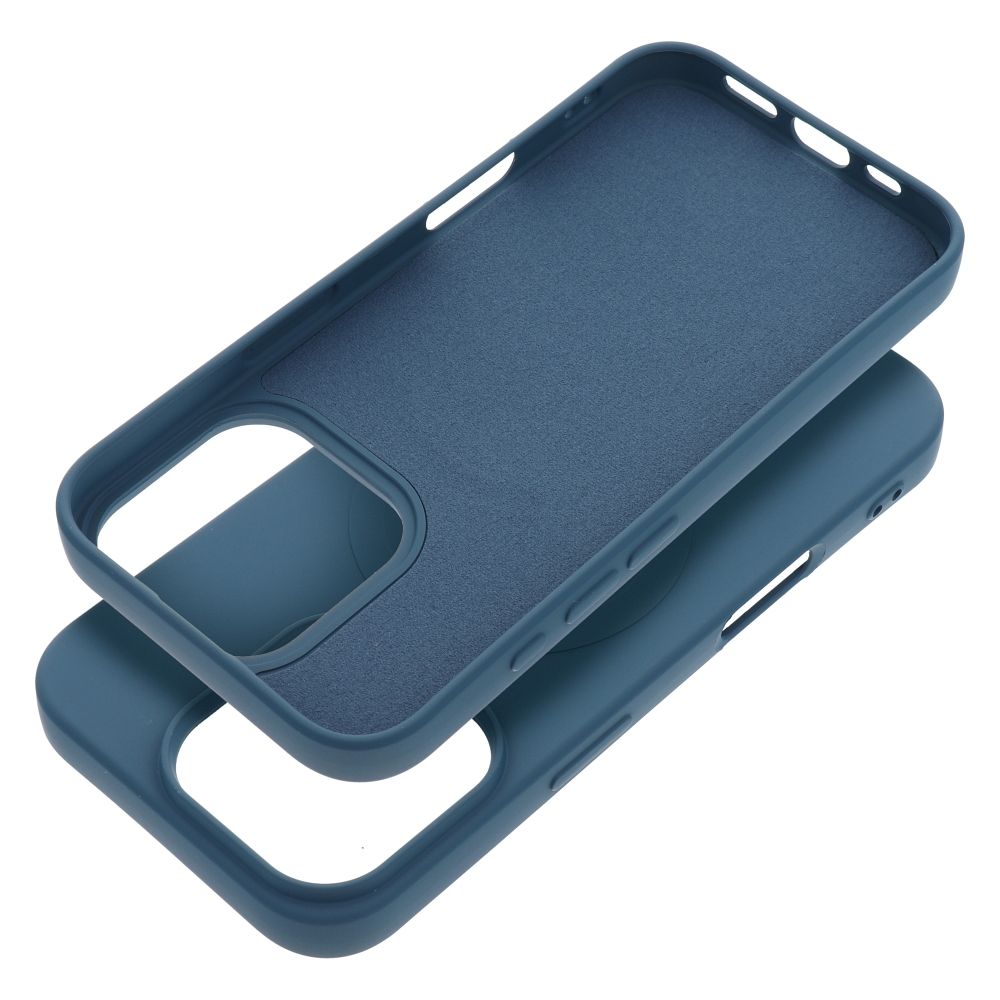 Etui pancerne na ty� MagSafe silikonowe niebieski Apple iPhone 16 Pro / 2