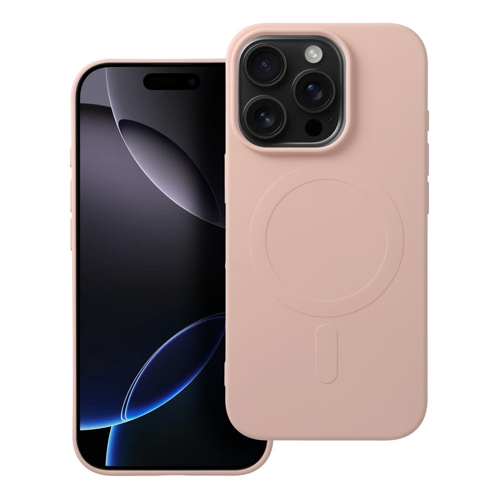 Etui pancerne na tył MagSafe silikonowe różowy Apple iPhone 16 Pro Etui pancerne na tył MagSafe silikonowe różowy Apple iPhone 16 Pro