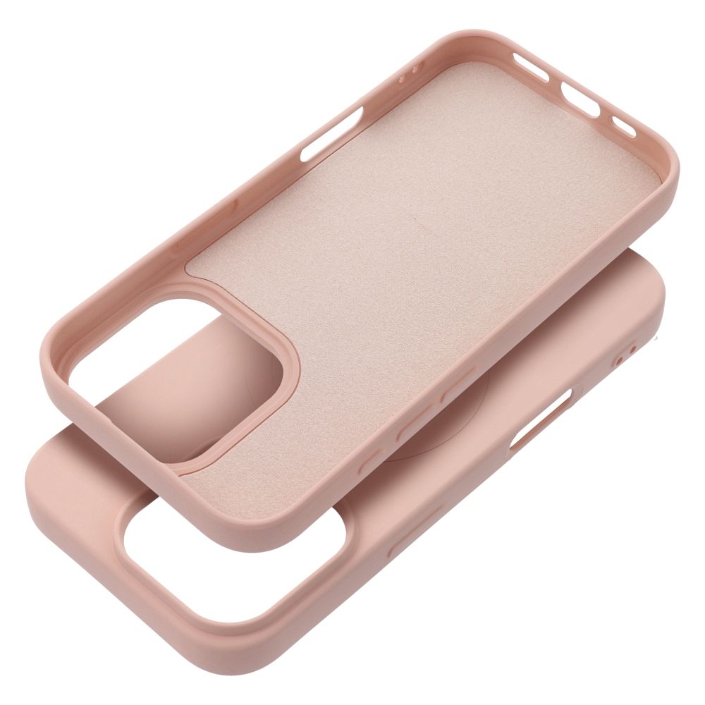 Etui pancerne na tył MagSafe silikonowe różowy Apple iPhone 16 Pro / 2 Etui pancerne na tył MagSafe silikonowe różowy Apple iPhone 16 Pro / 2
