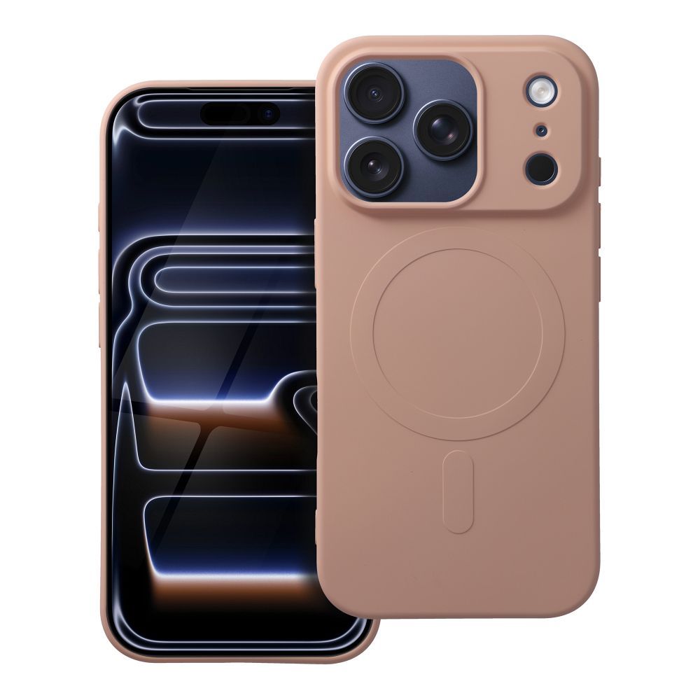 Etui pancerne na tył MagSafe silikonowe różowy Apple iPhone 17 Pro Etui pancerne na tył MagSafe silikonowe różowy Apple iPhone 17 Pro