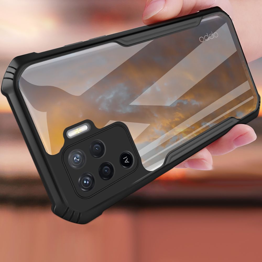 etui pancerne Tech-protect Beetle czarne Oppo Reno 5 Lite / 4