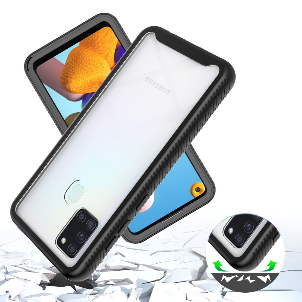 etui pancerne Tech-protect Defense360 Czarne Samsung Galaxy A21s / 5