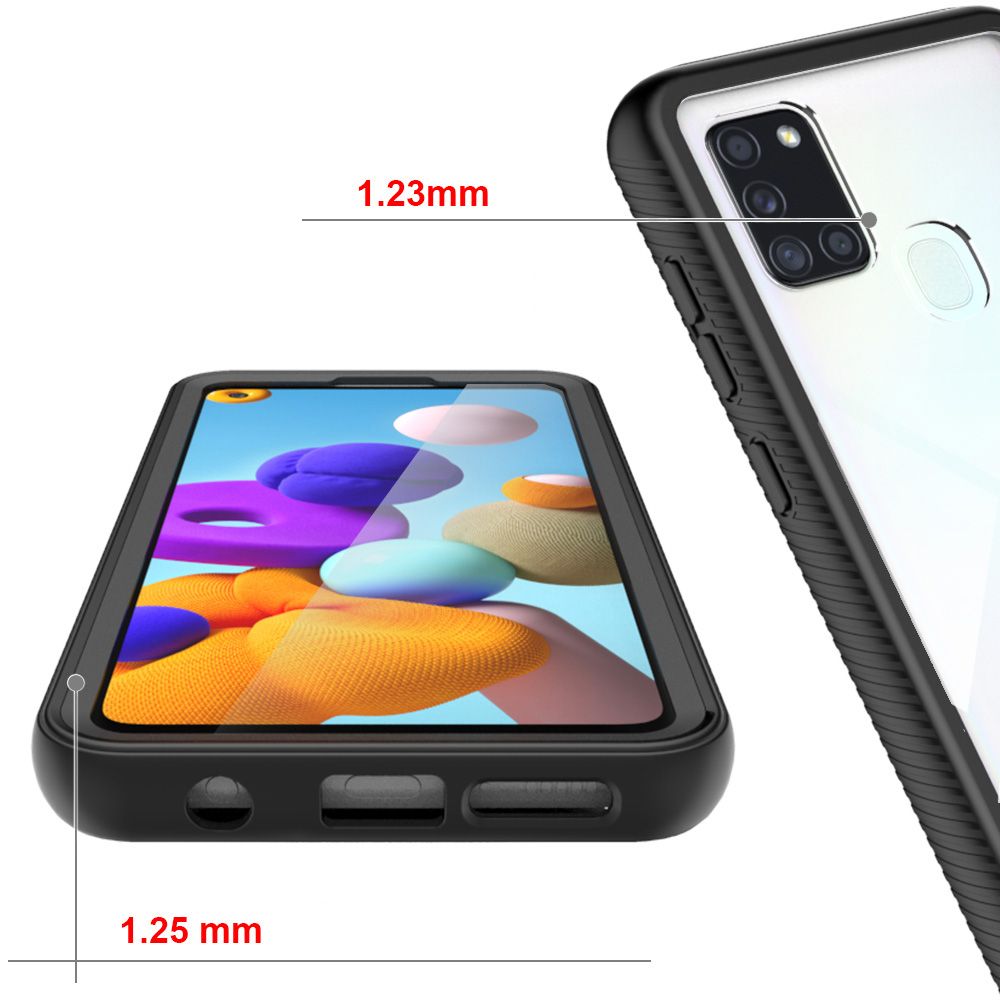 etui pancerne Tech-protect Defense360 Czarne Samsung Galaxy A21s / 6
