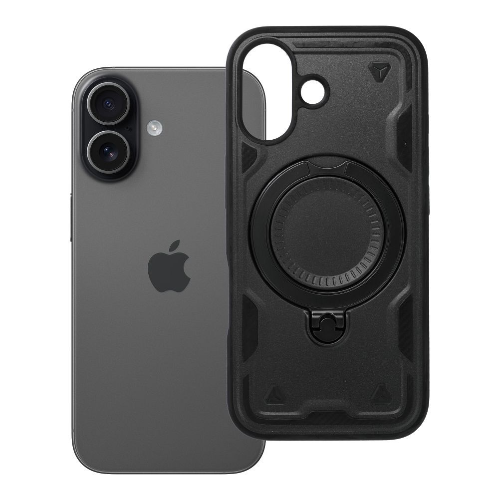 Etui pancerne z podstawką Frost Armor czarny Apple iPhone 17 Etui pancerne z podstawką Frost Armor czarny Apple iPhone 17