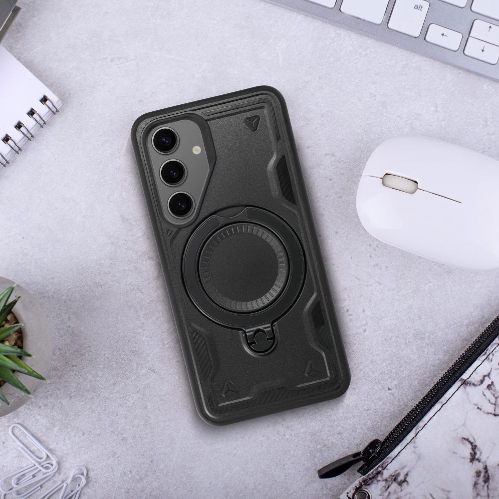 Etui pancerne z podstawką Frost Armor czarny Samsung Galaxy A27 5G / 4 Etui pancerne z podstawką Frost Armor czarny Samsung Galaxy A27 5G / 4