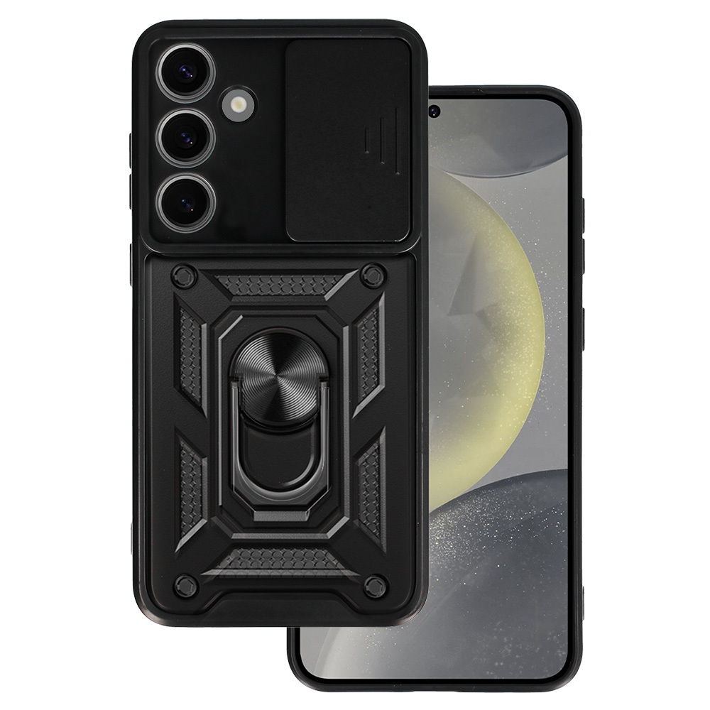 Etui pancerny Slide Camera Armor Case czarny Samsung Galaxy A35 5G