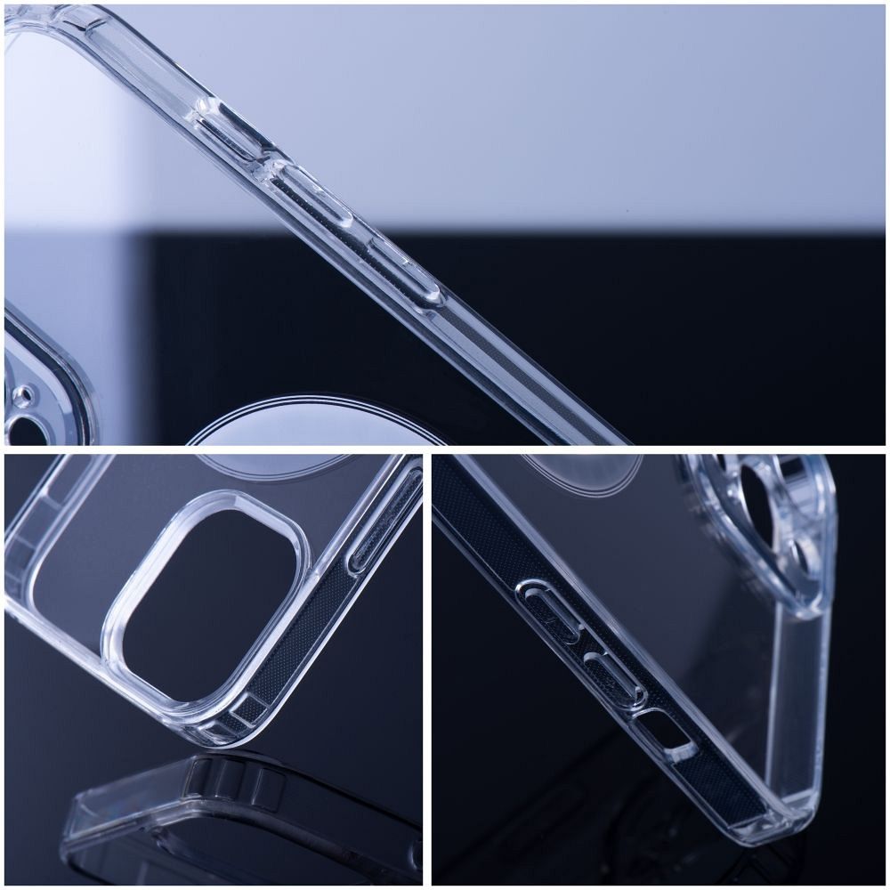Etui plecki MagSafe pancerne przezroczyste Clear Mag Cover (Str) Samsung Galaxy A08 / 3