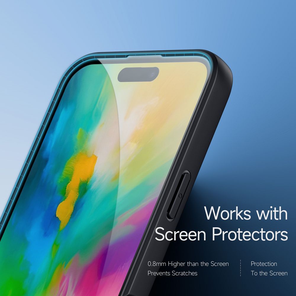 Etui plecki MagSafe pancerne przezroczyste czarny Apple iPhone 16 / 4 Etui plecki MagSafe pancerne przezroczyste czarny Apple iPhone 16 / 4