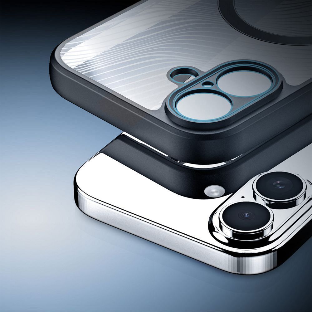 Etui plecki MagSafe pancerne przezroczyste czarny Apple iPhone 17 / 5 Etui plecki MagSafe pancerne przezroczyste czarny Apple iPhone 17 / 5