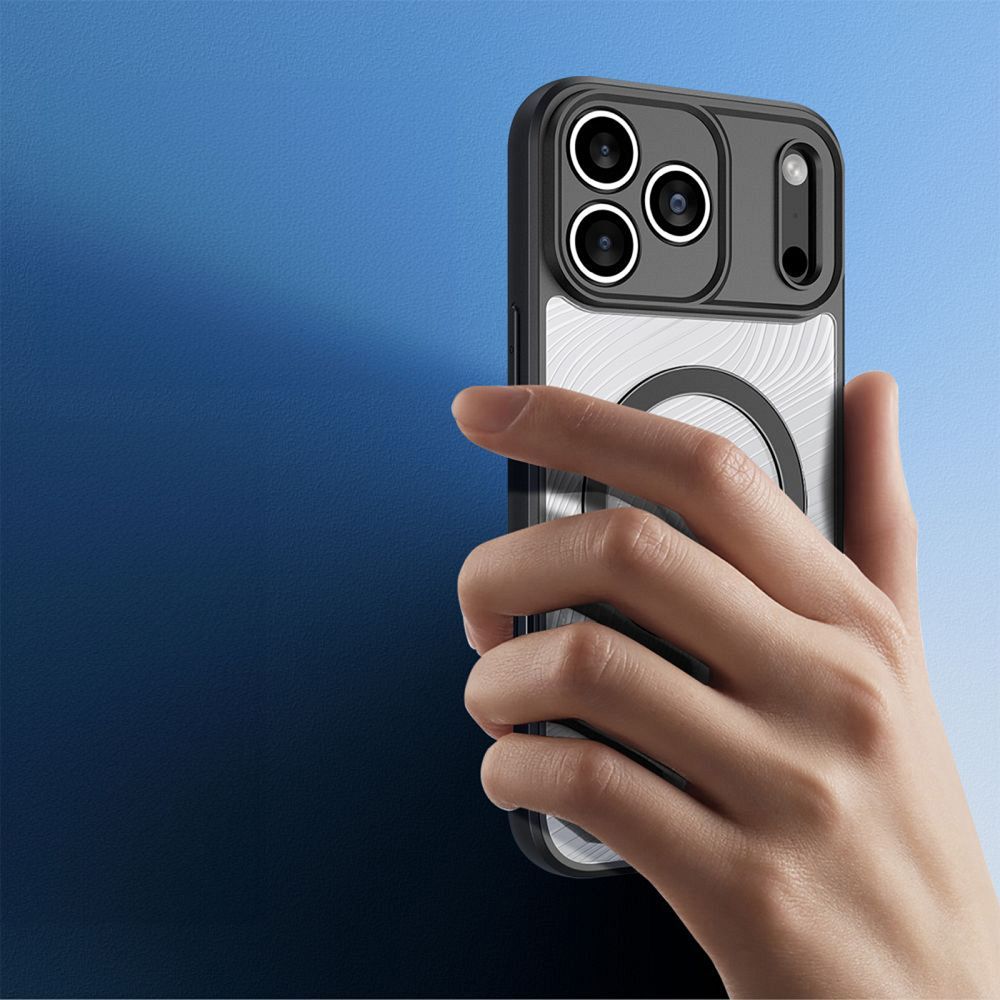 Etui plecki MagSafe pancerne przezroczyste czarny Apple iPhone 17 Pro Max / 8 Etui plecki MagSafe pancerne przezroczyste czarny Apple iPhone 17 Pro Max / 8