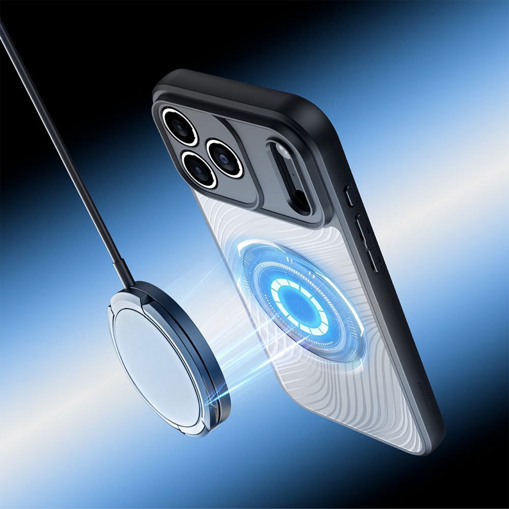 Etui plecki MagSafe pancerne przezroczyste czarny Apple iPhone 17 Pro Max / 9 Etui plecki MagSafe pancerne przezroczyste czarny Apple iPhone 17 Pro Max / 9