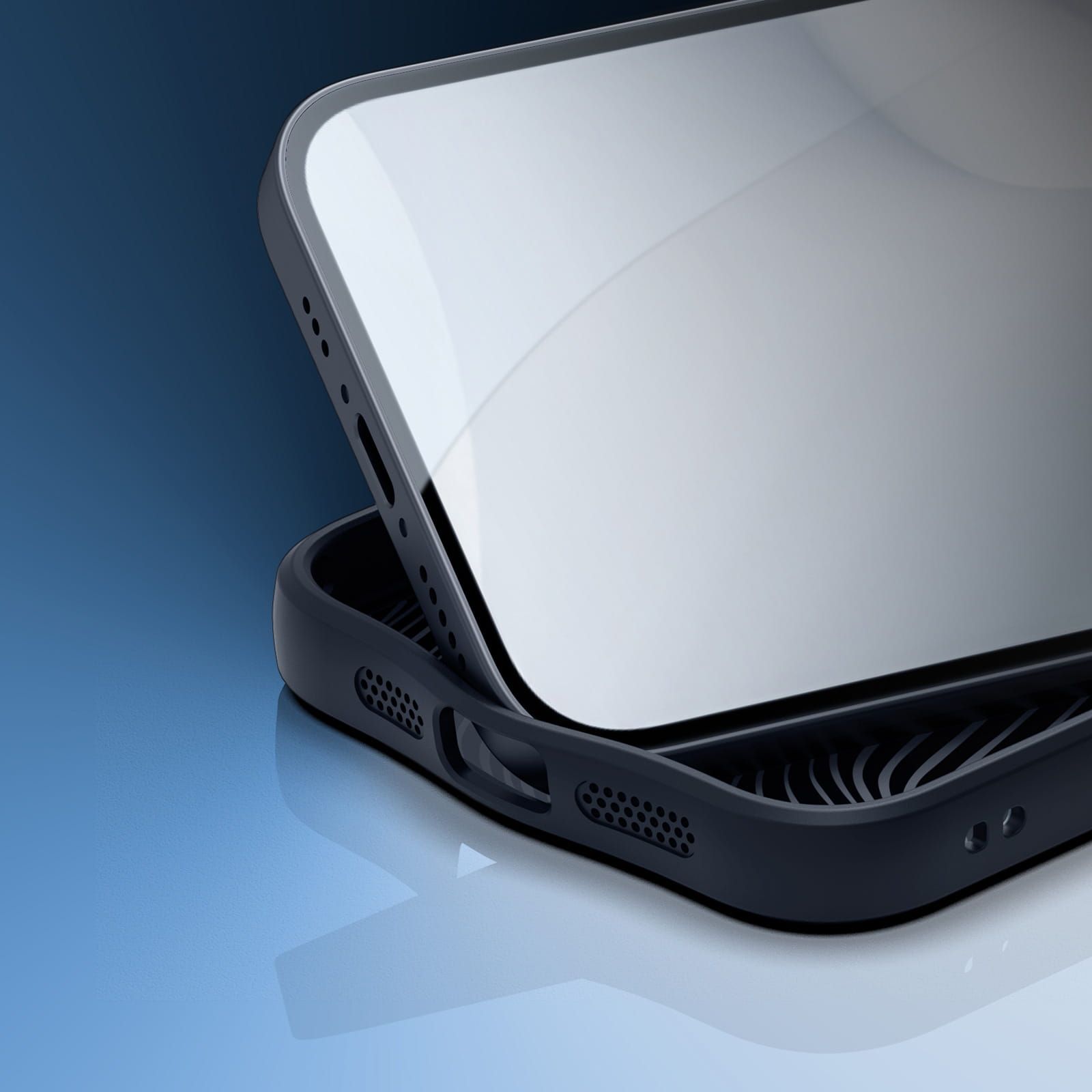 Etui plecki MagSafe pancerne przezroczyste czarny Apple iPhone 17e / 10