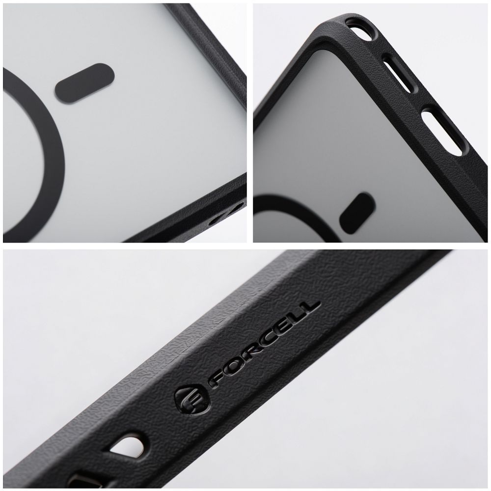 Etui plecki MagSafe pancerne Smoke Hybrid Premium Lite Samsung Galaxy A17 / 7