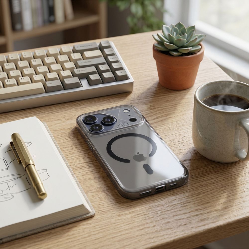 Etui plecki MagSafe przezroczyste z os�on� aparatu Apple iPhone 17 / 4