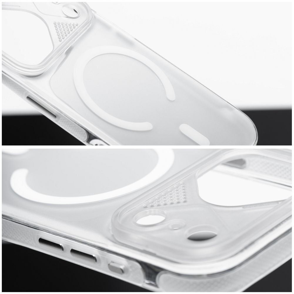 Etui plecki MagSafe przezroczyste z os�on� aparatu Apple iPhone 17 / 5