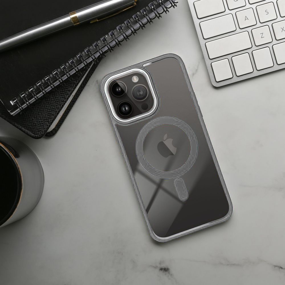 Etui plecki MagSafe przezroczyste z os�on� aparatu Color Edge Mag Cover Apple iPhone 17 / 4