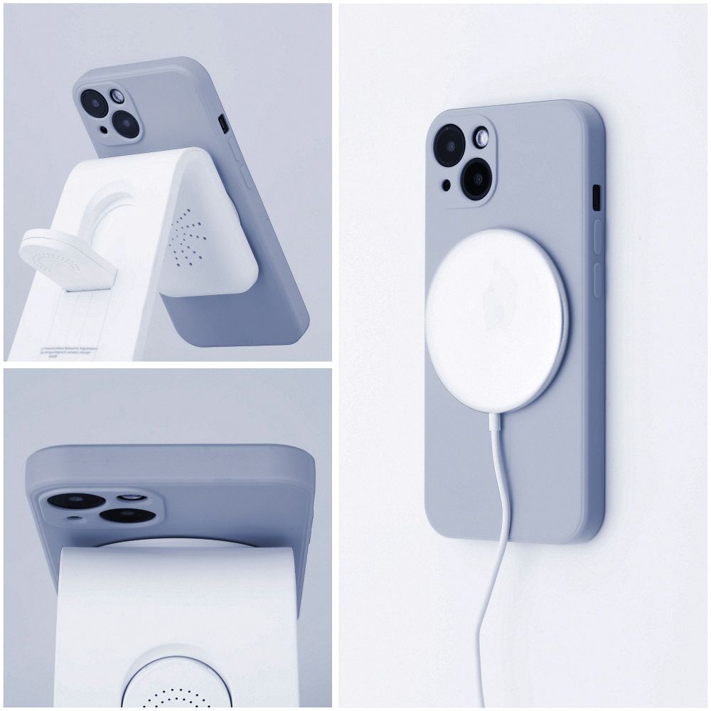 Etui plecki MagSafe z os�on� aparatu silikonowe Silicone Mag Cover Samsung Galaxy A27 5G / 3