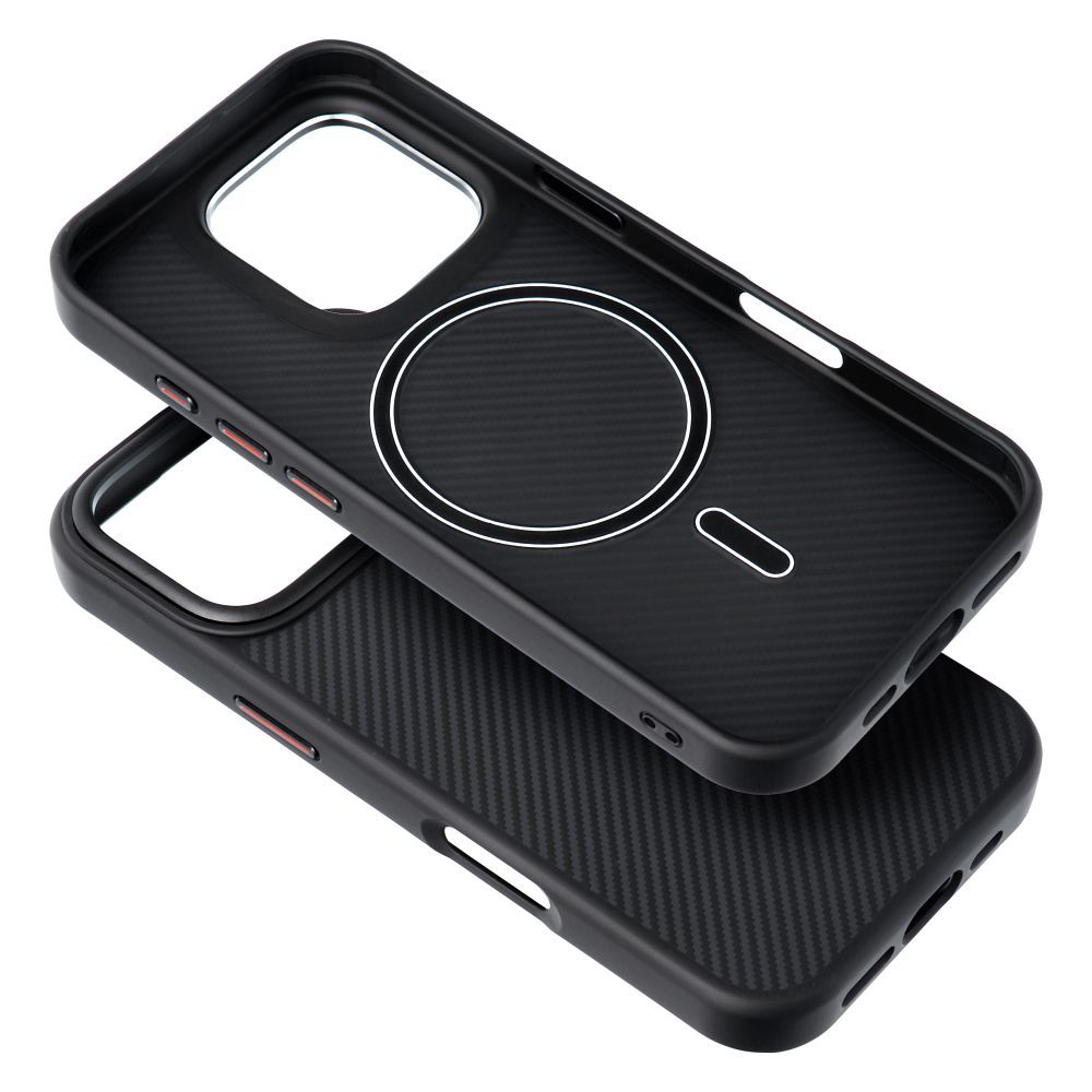 Etui plecki MagSafe z os�on� aparatu z nadrukiem Carbon Elite Mag Cover Apple iPhone 17 / 2