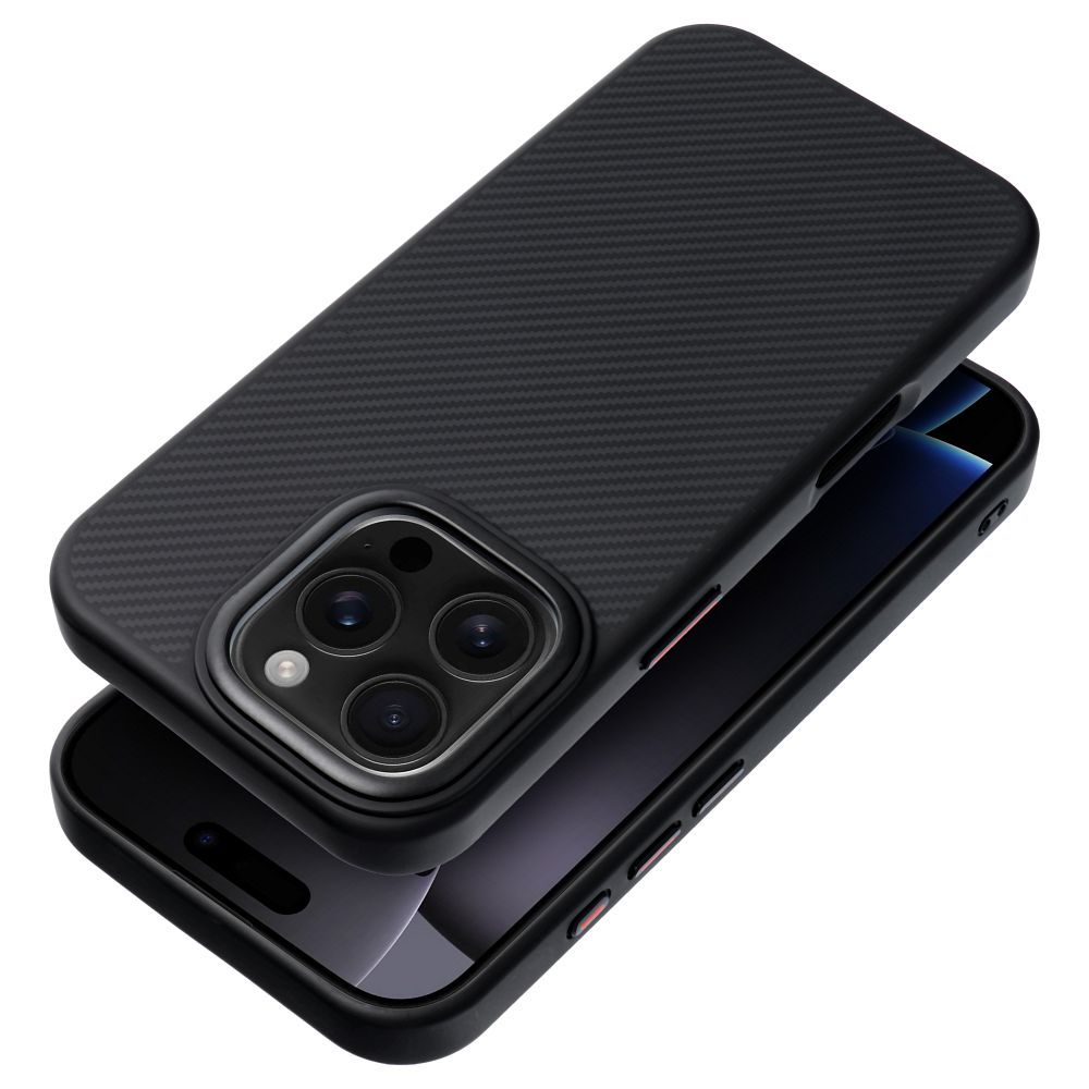 Etui plecki MagSafe z os�on� aparatu z nadrukiem Carbon Elite Mag Cover Apple iPhone 17 / 6