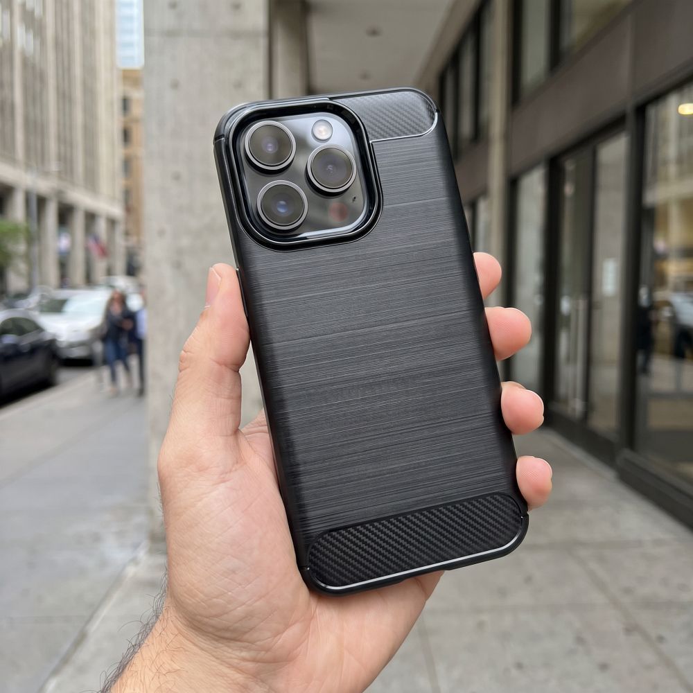 Etui Carbon 2.0 z os�on� aparatu Apple iPhone 17 / 6