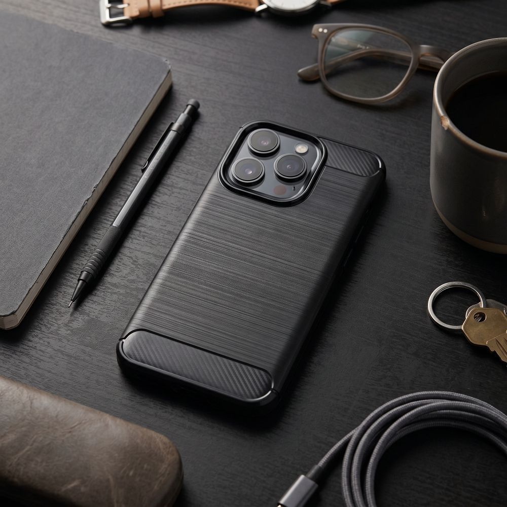 Etui Carbon 2.0 z os�on� aparatu Apple iPhone 17 / 7