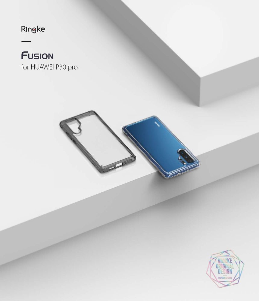 etui Ringke Fusion Czarne Huawei P30 Pro / 7