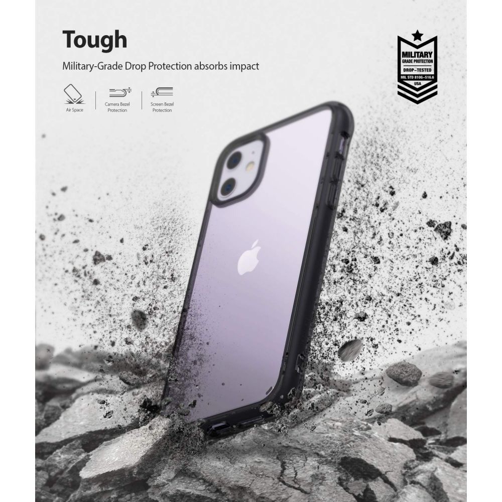 etui Ringke Fusion Czarne Apple iPhone 11 / 7