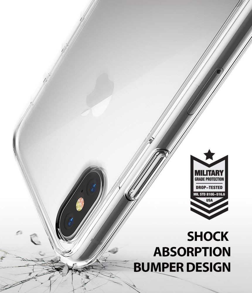 etui Ringke Fusion Prze�roczyste Apple iPhone X / 4