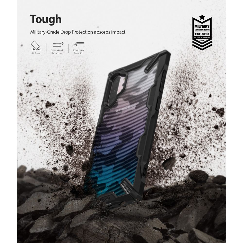 etui Ringke Fusion X Camo Czarne Samsung Galaxy Note 10 Plus / 7