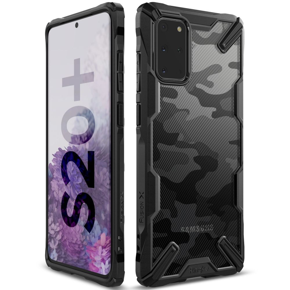 etui Ringke Fusion X Camo Czarne Samsung Galaxy S20 Plus / 4