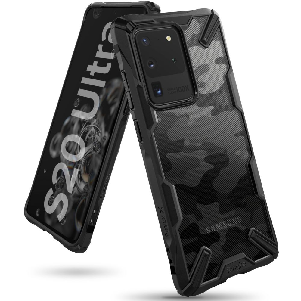 etui Ringke Fusion X Camo Czarne Samsung galaxy S20 Ultra