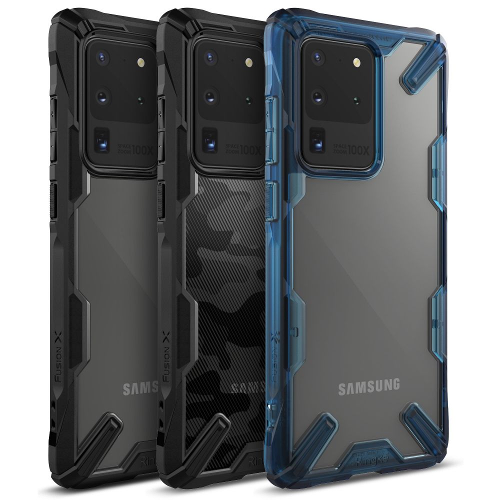 etui Ringke Fusion X Camo Czarne Samsung galaxy S20 Ultra / 10