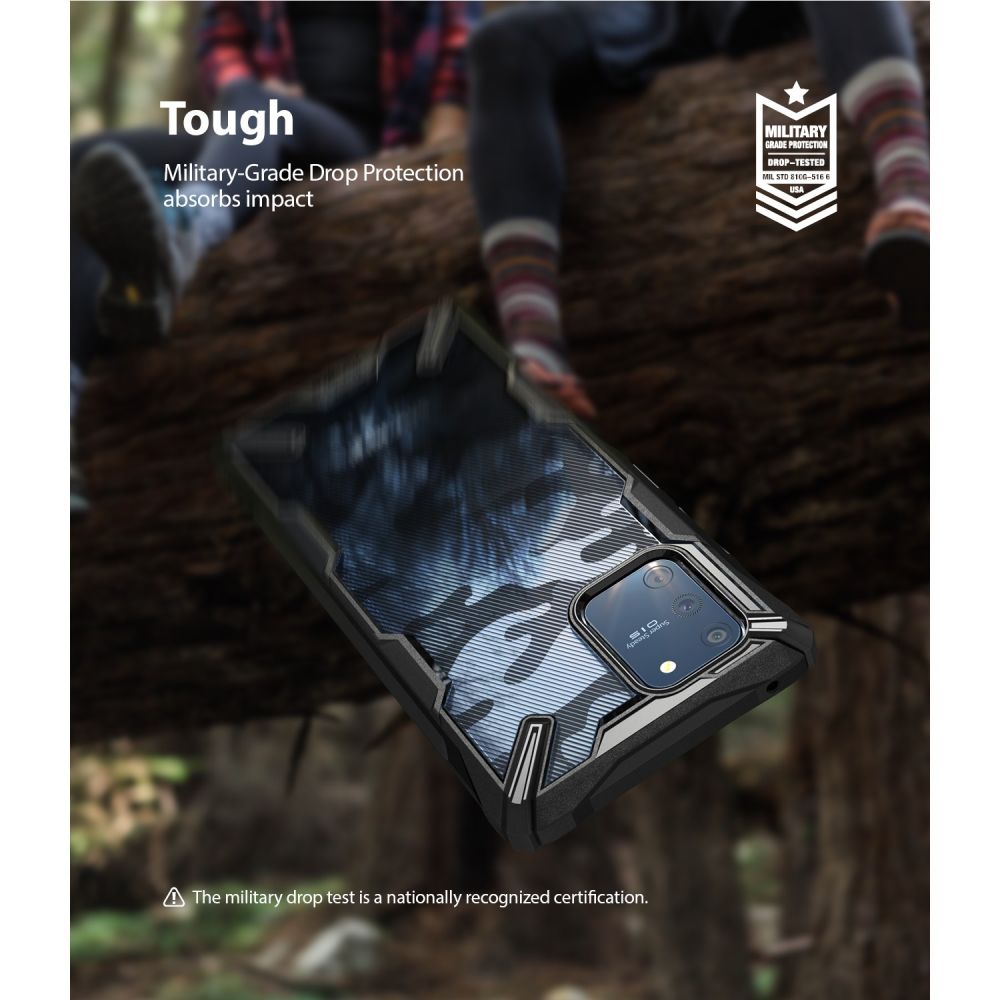 etui Ringke Fusion X Camo Czarne Samsung Galaxy S10 Lite / 8