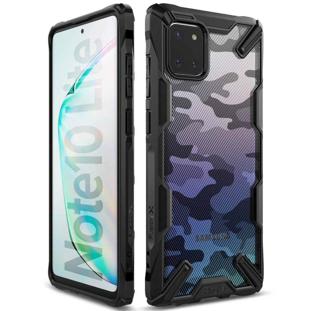 etui Ringke Fusion X Camo Czarne Samsung Galaxy Note 10 Plus / 2